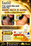 Lass Turmeric Soap and Roll-On Dark Area Combo R190