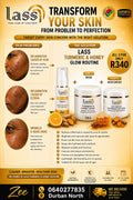 Lass Turmeric and Honey Glow Routine R340